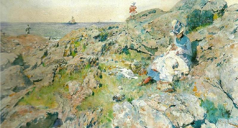 Carl Larsson vid kattegatt France oil painting art